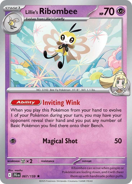 Lillie's Ribombee - 067/159 (Holofoil) Near Mint_Holofoil