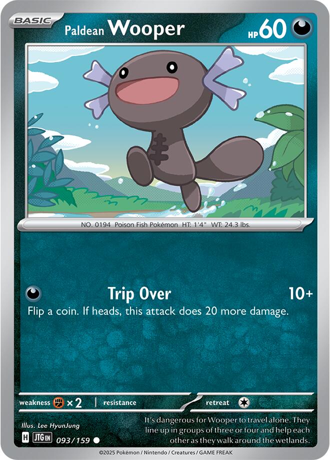 Paldean Wooper - 093/159 (Normal) Near Mint_Non-Foil