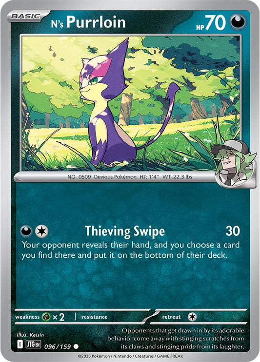 N's Purrloin - 096 (Reversert Holofoil) Near Mint_Foil