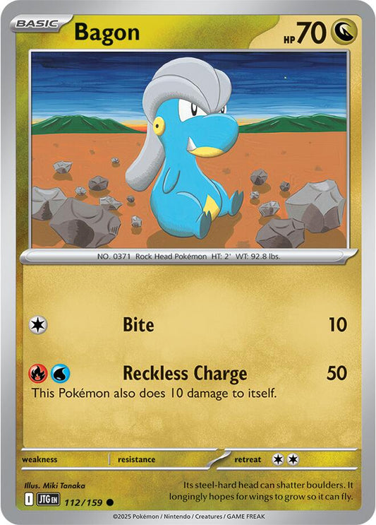 Bagon - 112 (Reverse Holofoil) Near Mint_Foil