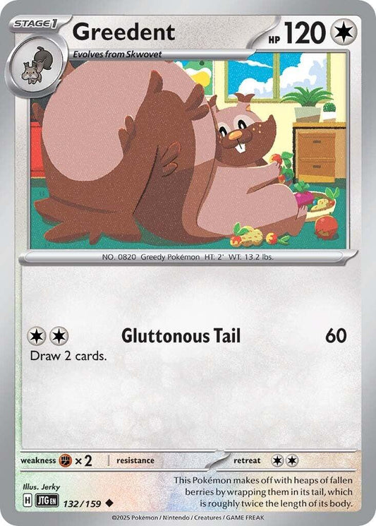 Greedent - 132/159 (Normal) Near Mint_Non-Foil