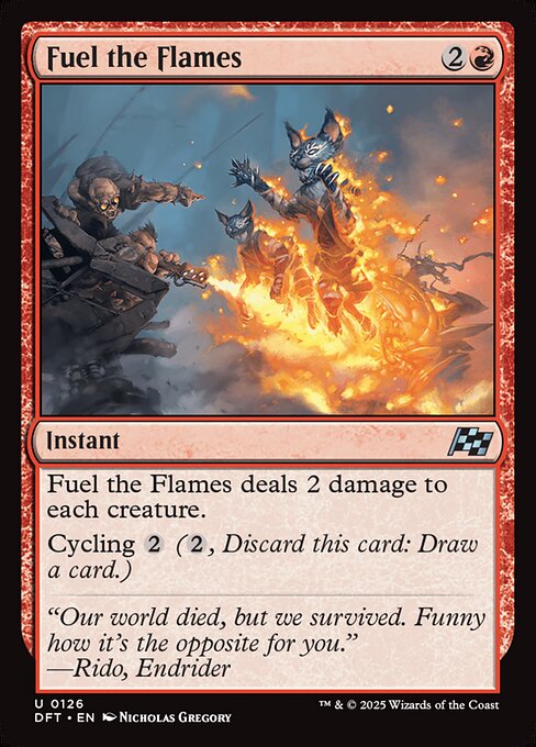 Fuel the Flames - 126 (Normal) Near Mint_Non-Foil
