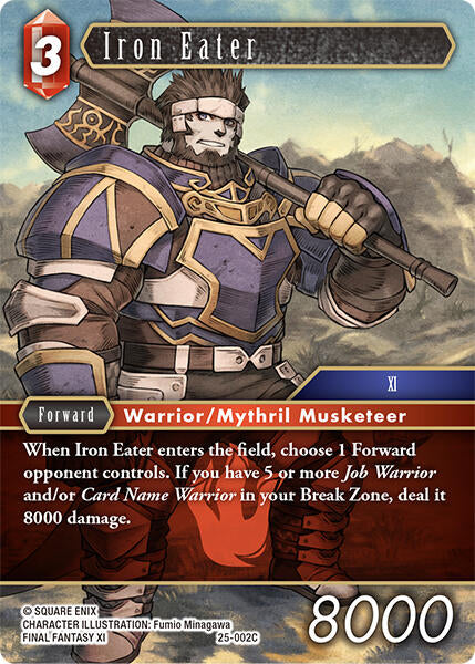 Iron Eater - 25-002C (Normal) Near Mint_Non-Foil