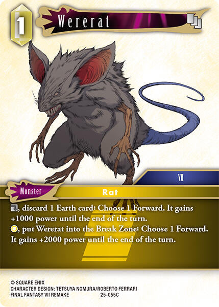 Wererat - 25-055C (Normal) Near Mint_Non-Foil