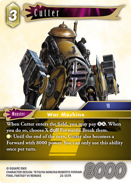 Cutter - 25-057R (Normal) Near Mint_Non-Foil