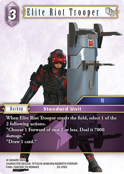 Elite Riot Trooper - 25-076C (Normal) Near Mint_Non-Foil
