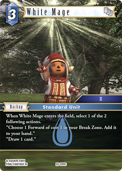 White Mage - 25-094C (Normal) Near Mint_Non-Foil