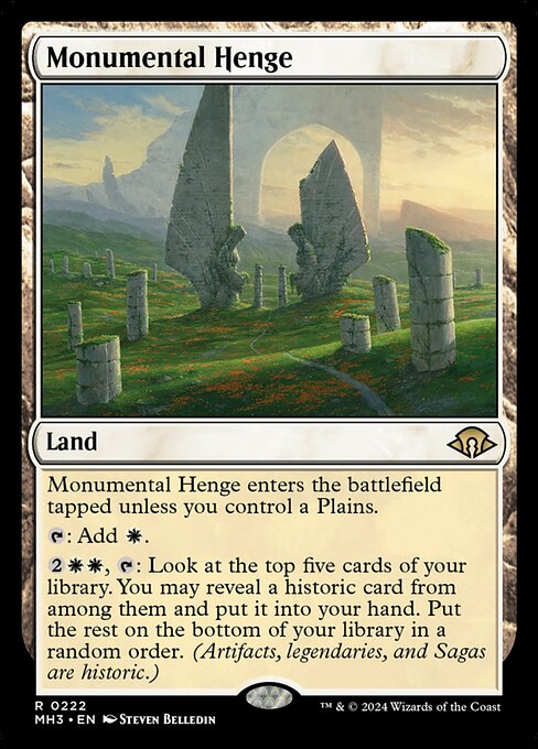 Monumental Henge MH3 #222 Non-Foil