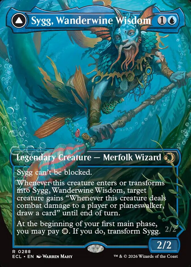 Sygg, Wanderwine Wisdom // Sygg, Wanderbrine Shield - 288 (Foil)