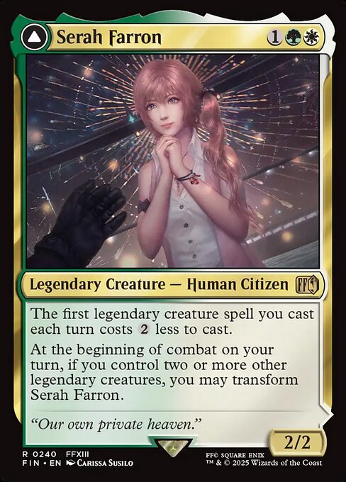 Serah Farron // Crystallized Serah - 240 (Normal) Near Mint_Non-Foil