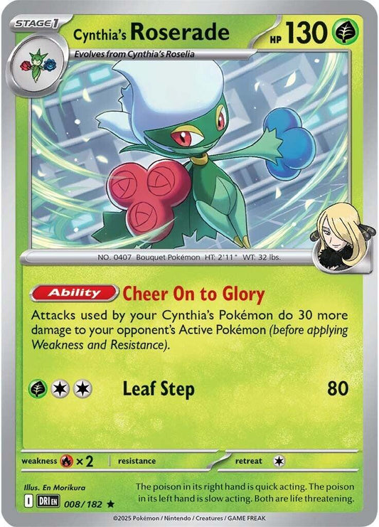 Cynthia's Roserade (Holofoil) Near Mint_Holofoil
