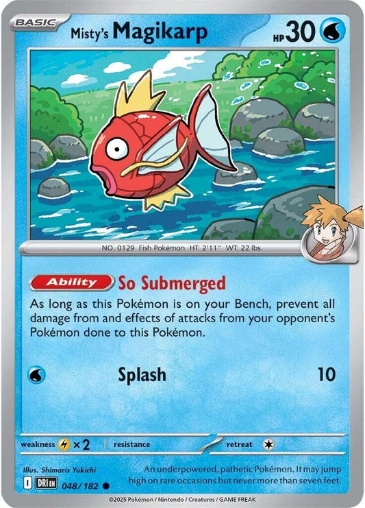 Misty's Magikarp (Reverse Holofoil) Near Mint_Reverse Holofoil