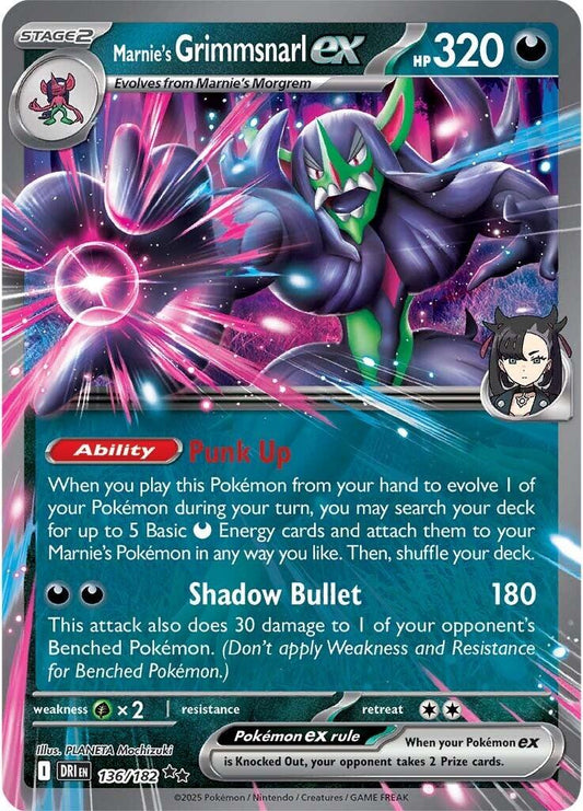 Marnie's Grimmsnarl ex - 136/182 (Holofoil) Near Mint_Holofoil