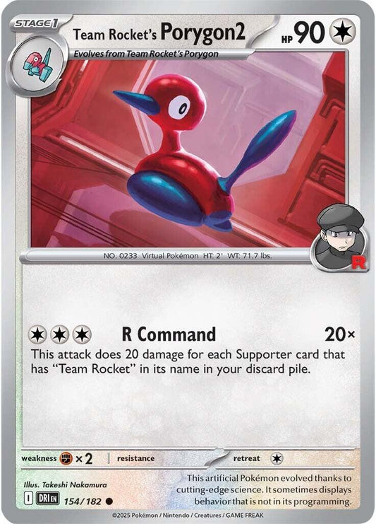 Team Rocket's Porygon2 (Normal) Near Mint_Normal