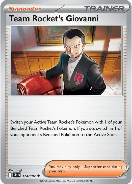 Team Rocket's Giovanni (Normal) Near Mint_Normal