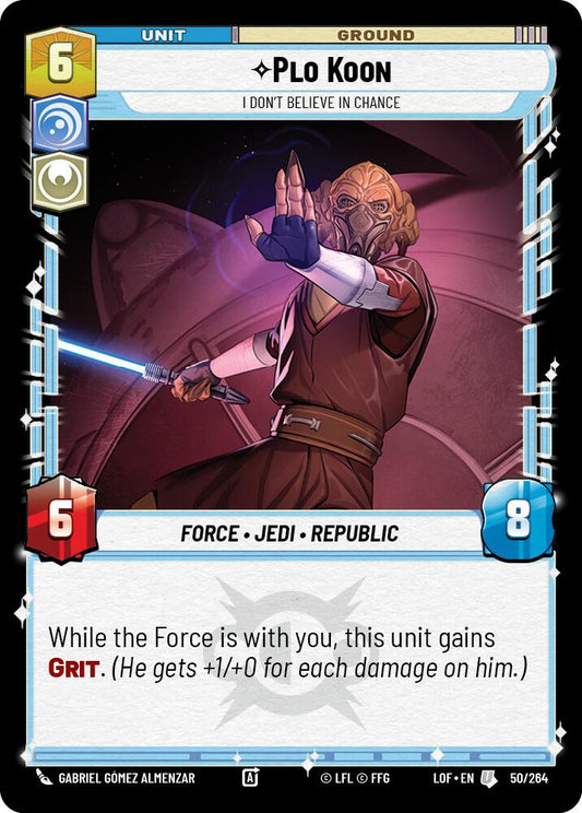 Plo Koon - I Don't Believe in Chance - 050/264 (Normal) Near Mint_Non-Foil