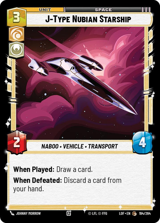 J-Type Nubian Starship - 194/264 (Normal) Near Mint_Non-Foil