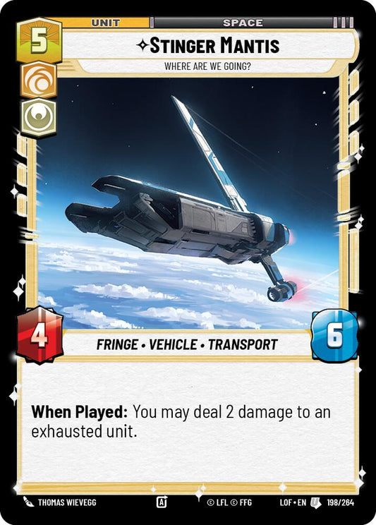 Stinger Mantis - Where Are We Going? - 198/264 (Normal) Near Mint_Non-Foil