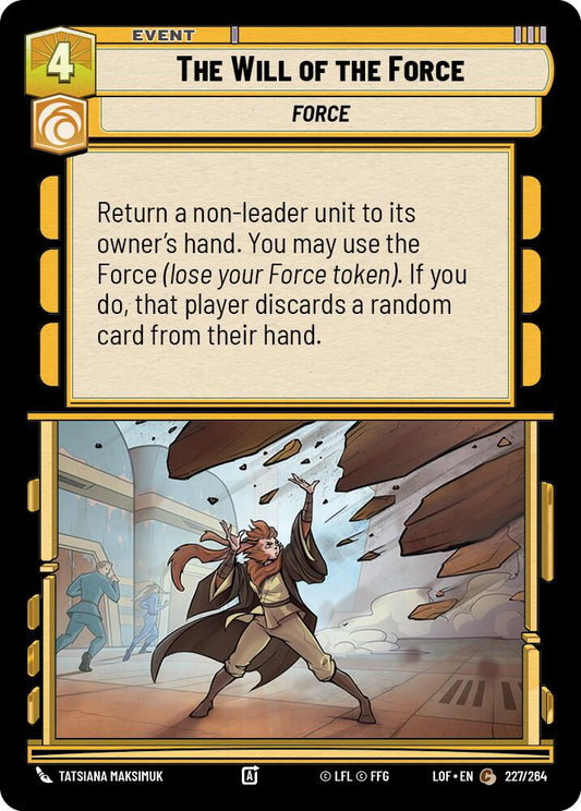 The Will of the Force - 227/264 (Normal) Near Mint_Non-Foil