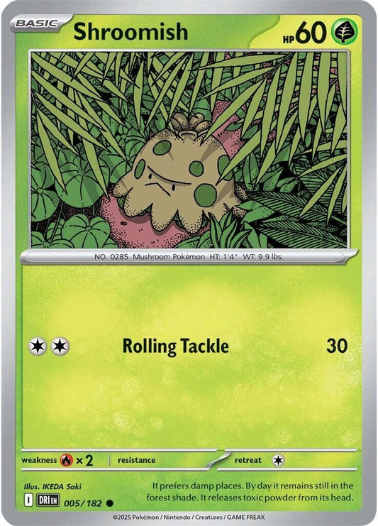 Shroomish (Reverse Holofoil) Near Mint_Reverse Holofoil