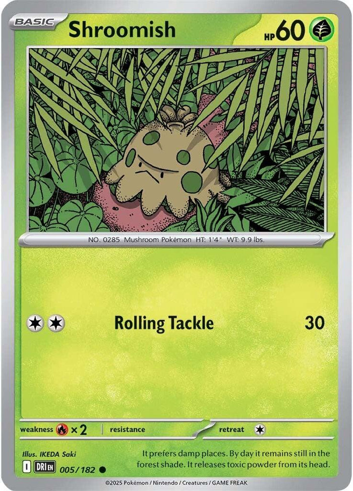 Shroomish (Reverse Holofoil) Near Mint_Reverse Holofoil