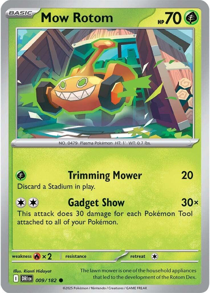 Mow Rotom (Reverse Holofoil) Near Mint_Reverse Holofoil