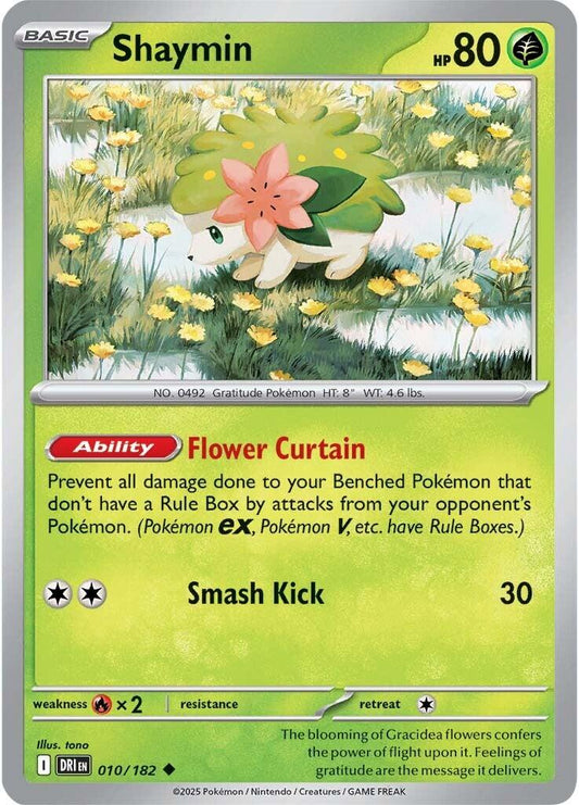 Shaymin - 010/182 (Normal) Near Mint_Normal