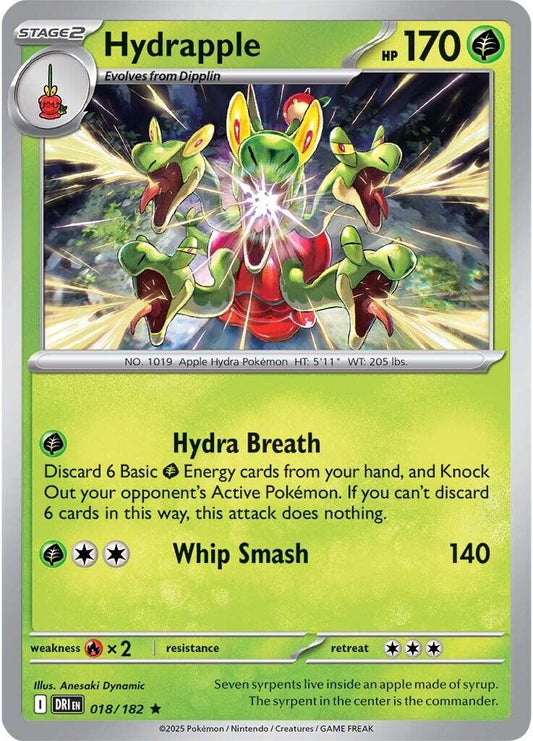 Hydrapple - 018/182 (Holofoil) Near Mint_Holofoil