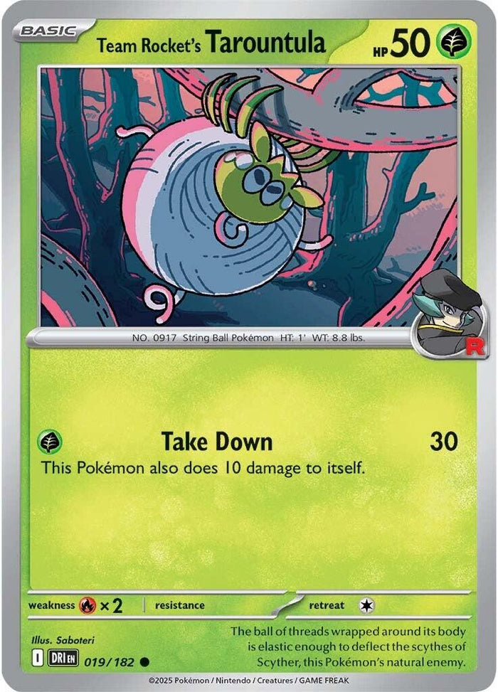 Team Rocket's Tarountula (Normal) Near Mint_Normal