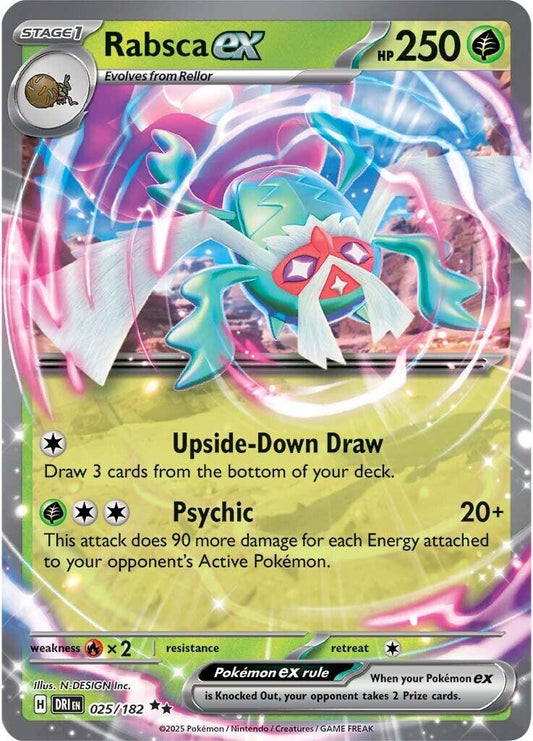 Rabsca ex - 025/182 (Holofoil) Near Mint_Holofoil