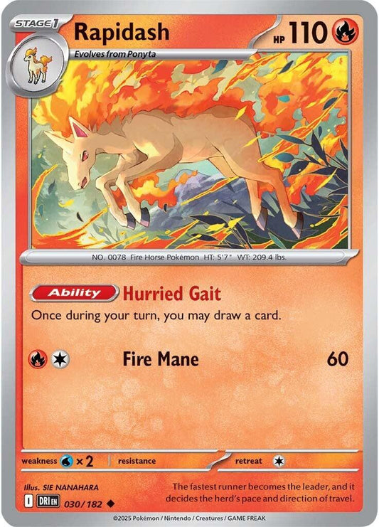 Rapidash - 030/182 (Normal) Near Mint_Normal