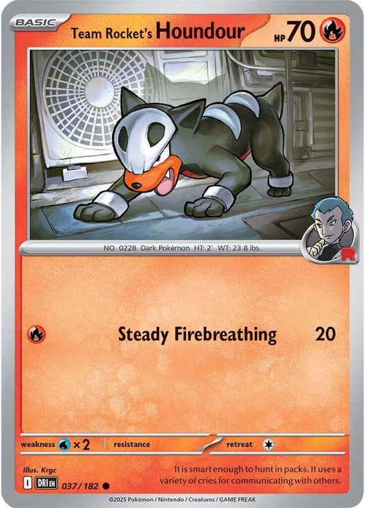 Team Rocket's Houndour (Reverse Holofoil) Near Mint_Reverse Holofoil