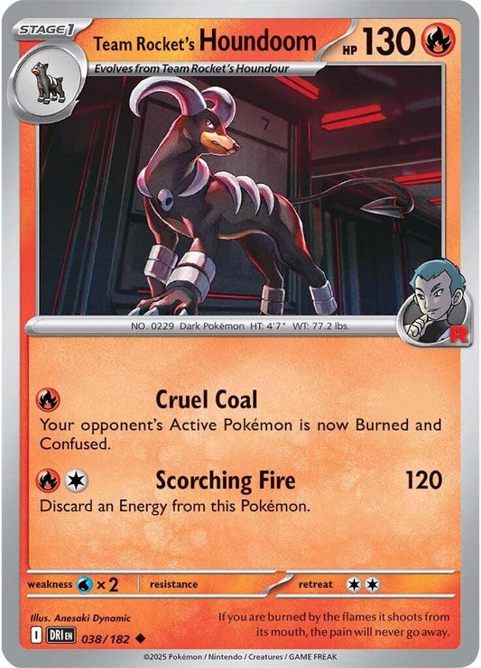 Team Rocket's Houndoom - 038/182 (Normal) Near Mint_Normal