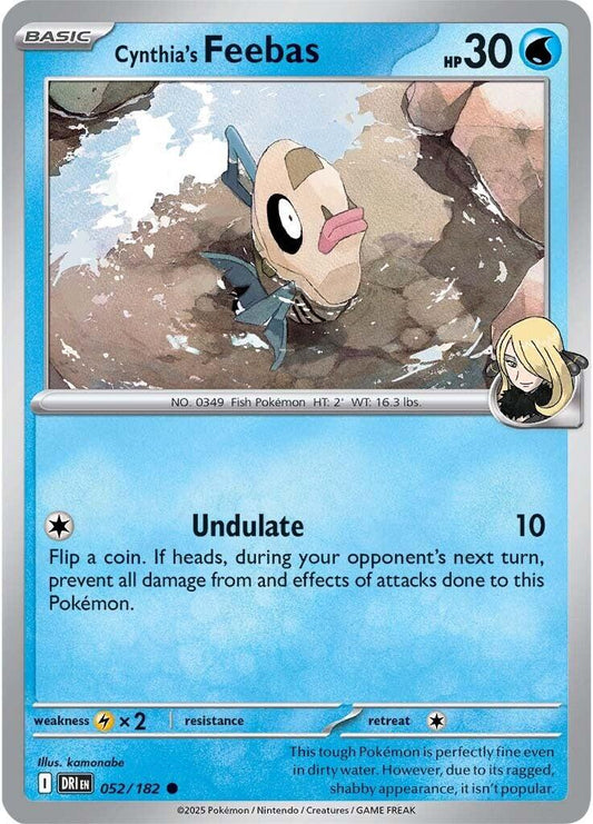 Cynthia's Feebas (Normal) Near Mint_Normal
