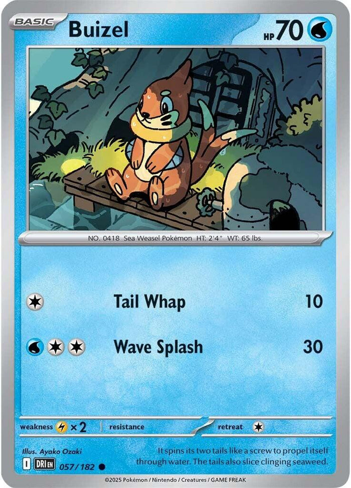 Buizel (Reverse Holofoil) Near Mint_Reverse Holofoil