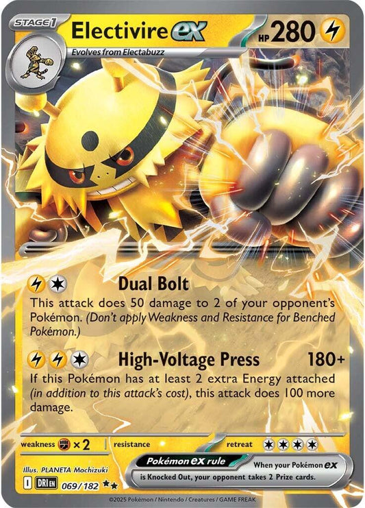Electivire ex - 069/182 - 069/182 (Holo)
