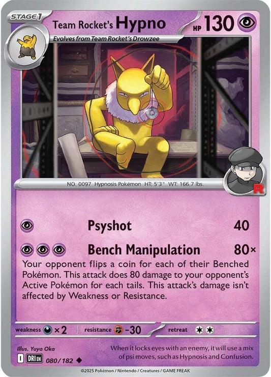 Team Rocket's Hypno (Normal) Near Mint_Normal