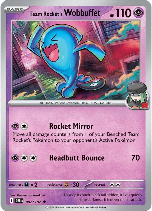 Team Rocket's Wobbuffet (Holofoil) Near Mint_Holofoil