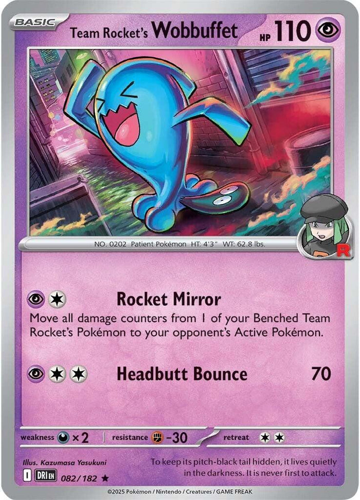 Team Rocket's Wobbuffet (Holofoil) Near Mint_Holofoil