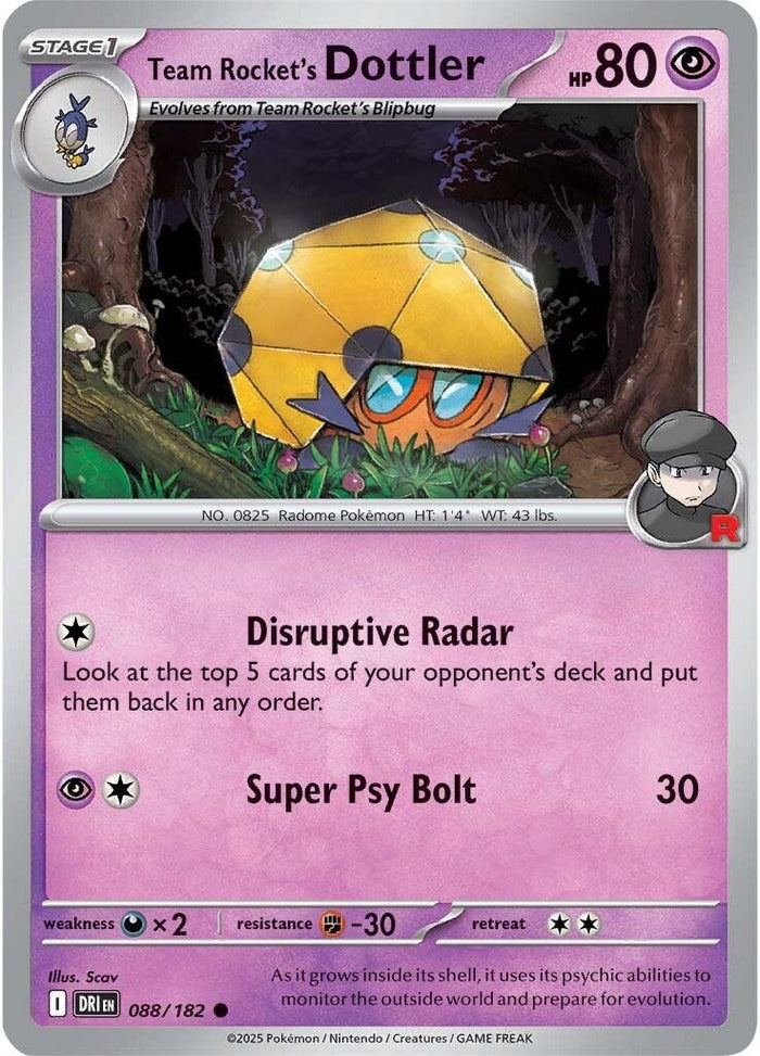 Team Rocket's Dottler (Normal) Near Mint_Normal