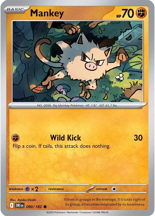 Mankey (Normal) Near Mint_Normal