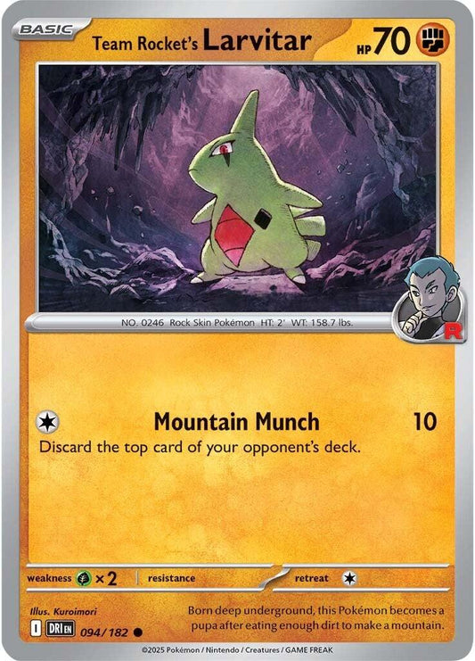 Team Rocket's Larvitar (Normal) Near Mint_Normal