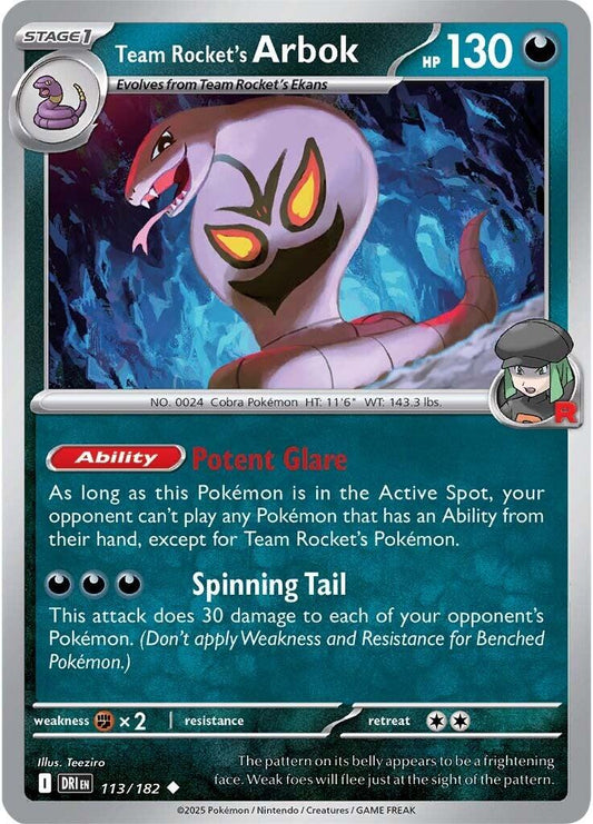 Team Rocket's Arbok (Normal) Near Mint_Normal