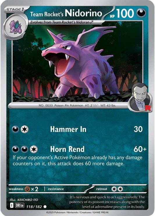 Team Rocket's Nidorino (Normal) Near Mint_Normal