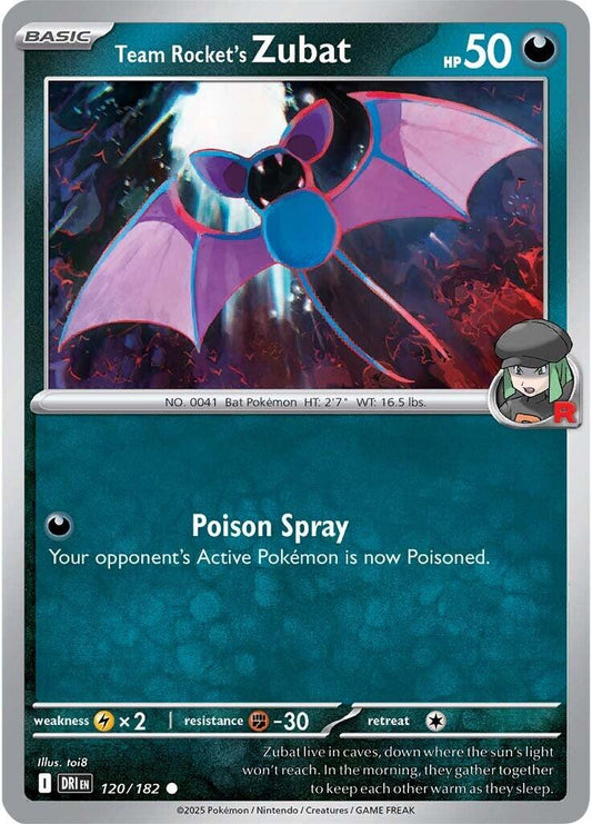 Team Rocket's Zubat (Reverse Holofoil) Near Mint_Reverse Holofoil
