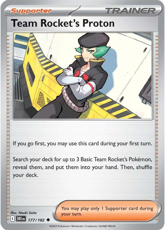 Team Rocket's Proton - 177/182 (Normal) Near Mint_Normal