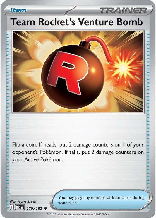 Team Rocket's Venture Bomb (Normal) Near Mint_Normal