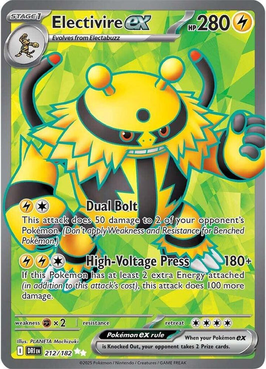 Electivire ex - 212/182 (Foil)