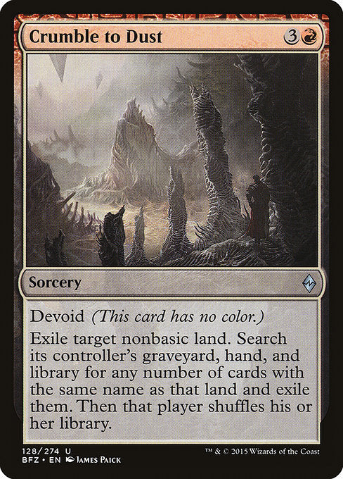 Crumble to Dust - 128 (Normal) Near Mint_Non-Foil