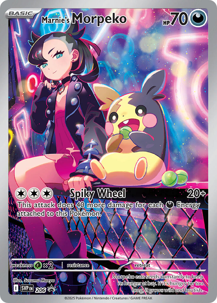 Marnie's Morpeko - 206 (Holo)